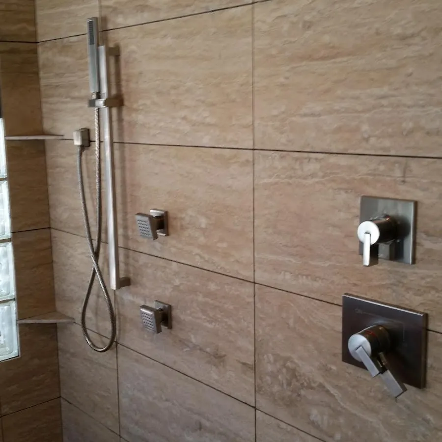 Shower fixture installation for Water Heater Replacement in San Rafael